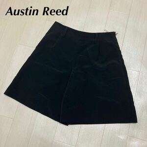 Austin Reed (オースチンリード) オースチンリードキュロットスカート ショートパンツ 黒 ウエストリボン付き スカートパンツ ハーフ