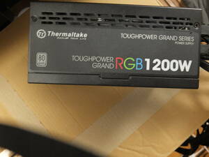 Thermaltake TOUGHPOWER GRAND RGB 1200W ATX PC 電源ユニット [80PLUS PLATINUM] PS-TPG-1200F1FAPJ-1