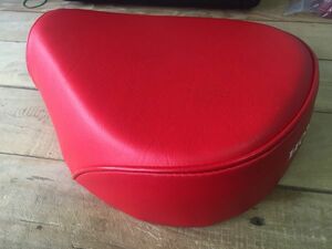 ホンダ カブ スーパーカブ シート 赤 一人用 C100 C102 CM91 C50 C65 C70 C90 旧車 cub seat red vela_parts 0153