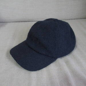 ★即決送込★ シンプルイズベスト STUSSY キャップ cap hat 帽子 6パネル navy ネイビー 紺 wool ウール