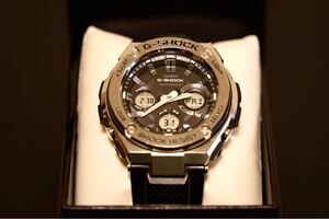 CASIO G-SHOCK G-STEEL GST-W110-1AJF 電波ソーラー カシオ Gショック Gスチール ステンレス 20気圧防水