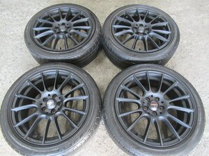 【86・BRZ・プリウス】★Weds　Sport・SA-72R◆カスタムset【マッドブラック塗装】215/45R17　BSプレイズPX溝有/バランス済・大特価♪