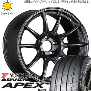 ランエボ 245/40R18 ホイールセット | ヨコハマ アドバン V601 & GTX01 18インチ 5穴114.3