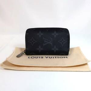 LOUIS VUITTON ルイヴィトン ヴィトン ジッピーコインパース ヴェルティカル M81662 モノグラム エクリプス Monogram eclipse 小銭入れ 