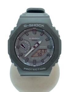 CASIO◆クォーツ腕時計_G-SHOCK/デジアナ/GRY/GRY