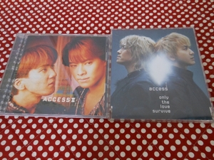 ★access　CD二枚セット　onlythelovesurulue　 ACCESSⅡ