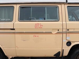 VW ヴァナゴン/カラベル T3 85年 25DH 右スライドドア (在庫No:511513) (7228)