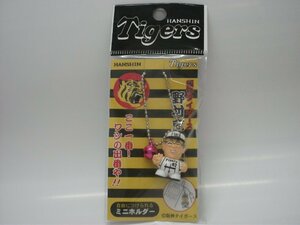 【当時もの】阪神タイガース★野村克也監督 ミニホルダー★絶版★未開封★キーホルダー（ピンク）