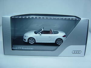 送料520円～ 京商 アウディ別注 1/43 Audi TT Roadster Gletscherwiβ / Glacier White 