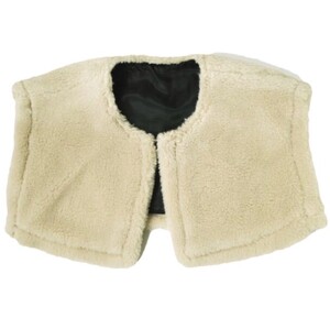 新品 stein シュタイン 23AW 日本製 WOOL FUR EXTRA SHORT VEST ウールファーエキストラショートベスト ST.631 S BEIGE ジレ ボア g19848