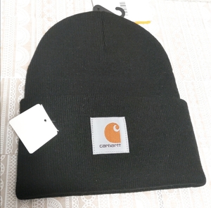 新品　carhartt カーハート ニット帽 ブラック