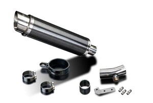 DELKEVIC スリップオンカーボンマフラー★KAWASAKI ER6F / EX650C / NINJA 650 2009-2011 350mm KIT26BF