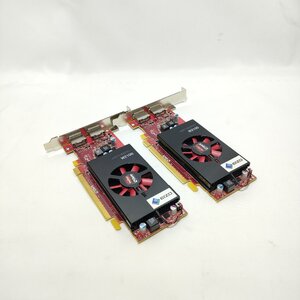 【ジャンク動作確認済み・即納】グラボ2個セット AMD FirePro W2100 DisplayPort×2 ビデオメモリ2GB DDR3 PCI-Express x16 ビデオカード