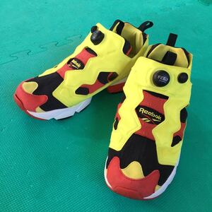 Reebok INSTAPUMP FURY OG CITRON V47514 US10 USED リーボック インスタポンプフューリー シトロン 28cm スニーカー アメカジ 古着