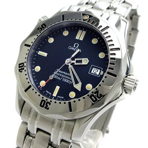 １円 オメガ シーマスター300 プロフェッショナル ボーイズ ネイビー 2562.80 時計 OMEGA SEAMASTER 2562-80 メンズ レディース ジャンク