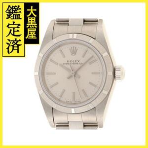 ROLEX ロレックス オイスターパーペチュアル 76030 シルバー レディース 自動巻き （2148103730344）【200】