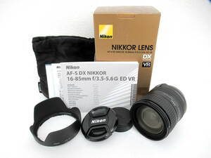 【Nikon/ニコン】申⑤267//箱付/美品 Nikon DX AF-S NIKKOR 16-85mm 1:3.5-5.6.G ED/★KO