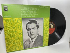 [X-264] Jussi Bjrling Arias And Songs By Beethoven, Elgar, Flotow, Puccini, Rossini, Verdi/UK盤　HMV:HLM7038 クラシック　LP