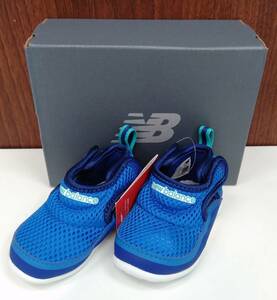 未使用品 new balance ニューバランス キッズ ベビーシューズ FD507BLI 青 11.5cm たっち～あんよ マジックテープ式 靴