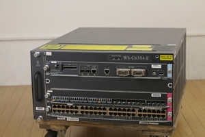 【シスコ CISCO】スイッチ（WS-C6504-E）　未チェック 現状品