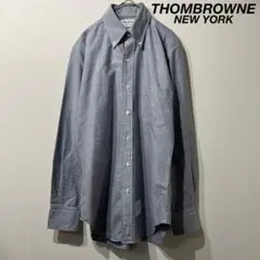 希少 美品 THOMBROWNE オックスフォードシャツ スタンダードャツ 長袖