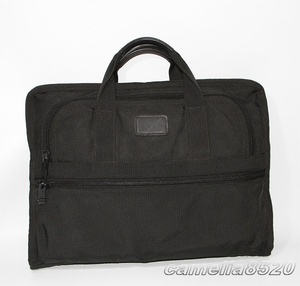 TUMI トゥミ 207DA3 ビジネスバッグ ブリーフケース 黒 ブラック ナイロン × レザー 中古 美品