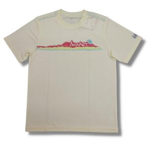 即決☆マーモット マウンテン イラスト Tシャツ WT/XLサイズ 送料無料 速乾 吸汗 UVケア 機能 登山 トレッキング デイリー スポーツ