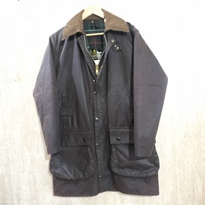 80s BARBOUR northumbria c38 ラスティックブラウン　2ワラント YKK棒ジップ ビンテージ　バブアー　ノーザンブリア　 2クラウン　