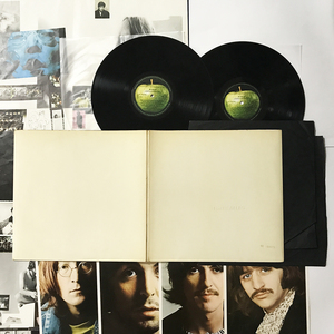 UK イギリス盤 LP■Beatles■White Album■Apple ポートレイト4枚/ポスター/インナー付 上開きジャケ ステレオ【試聴できます】