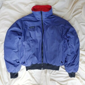 ◆80s Columbia リバーシブル ダウンジャケット◆ 80年代 コロンビア 検 90年代 90s vintage ヴィンテージ ビンテージ ナイロンブルゾン