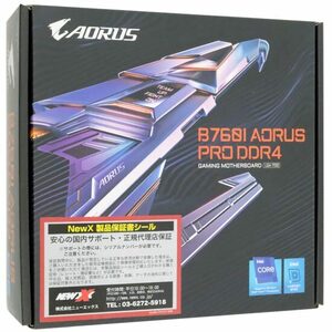 【中古】GIGABYTE Mini ITXマザーボード B760I AORUS PRO DDR4 Rev.1.1 LGA1700 元箱あり [管理:1050023721]