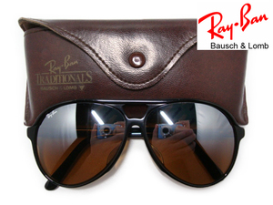 美品Vintage B&L RayBan B15TGMミラーDrivingドライビングTRADITIONALS LEXINGTONエボニUSAボシュロムMirorアメリカBLサングラス ブラック