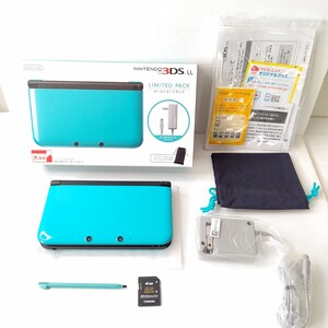 ニンテンドー3DSLL リミテッドパック ターコイズブラック　ほぼ未使用　極美品