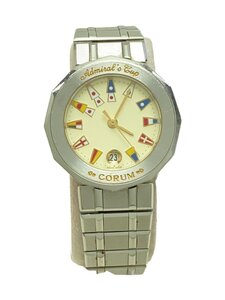 CORUM◆クォーツ腕時計/アナログ/ステンレス/GLD/SLV/SS/39.610.20