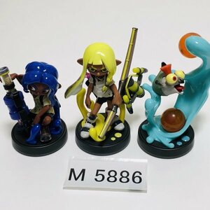 M5886 ●中古 美品 即決●amiibo トリプルセット インクリング イエロー・オクトリング ブルー・コジャケ●アミーボ スプラトゥーン3