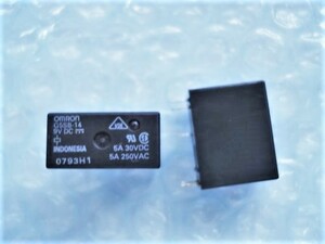 P0041　Omron 　オムロン　パワーリレー　G5SB-14-9ＶDC　1c接点　　1個 