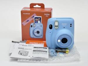 【未使用品】チェキ　インスタックス instax mini11 富士フィルム　スカイブルー