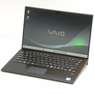 10000円スタート□SONY VAIO Pro PK VJPK11C11N【Core i5-8265U/8GB/SSD256GB/Win11-Pro/Wi-Fi/AC付属】