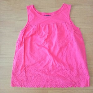 Gap　Kids　size160　赤色系　ノースリーブカットソー