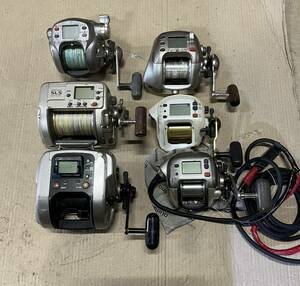 (M)DAIWA SHIMANO ダイワ シマノ 電動リール タナコン TANACOM デジタナなど まとめて6個 ジャンク扱い