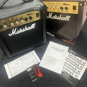 MARSHALL MG10CD 小型ランプ ギターランプ Marshall マーシャル 箱付き 電源ON・OFF確認済み 240502 ◎インボイス対応可◎