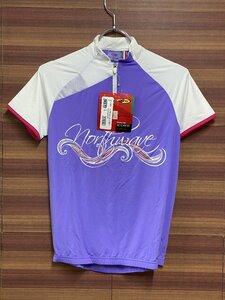 GK050 ノースウェーブ NORTHWAVE ADRENALINE JERSEY 半袖サイクルジャージ 白紫 S