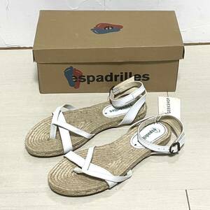 BRISA espadrilles サンダル 24cm スペイン製 レディース (r919)