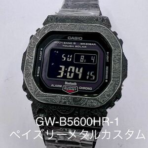 新品 G-SHOCK GW-B5600HR-1JF メタルカスタム ペイズリー