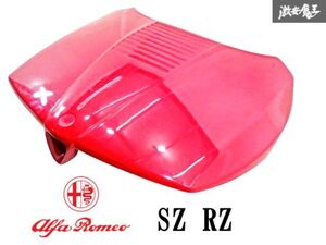 【 希少 当時物!! 】 アルファロメオ純正 SZ RZ FRP製 フロント ボンネットフード ボンネット パネル 外装 エアロ 赤 レッド 即納 棚3B