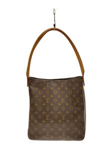 LOUIS VUITTON◆ルーピングGM_モノグラム・キャンバス_BRW/PVC/BRW