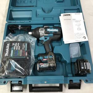 se349 送料無料！美品 makita マキタ 充電式インパクトレンチ TW001GRDX 40Vmax2.5Ahバッテリー×2 充電器 ケース