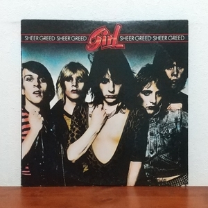 LP/ GIRL「シアー・グリード / SHEER GREED」ライナーノーツ付