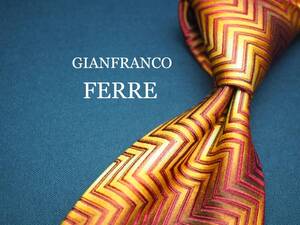 未使用品【GIANFRANCO FERRE ジャンフランコフェレ】 C1221 ITALY イタリア製 SILK ブランド ネクタイ 古着 良品