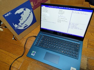 ジャンク NEC LAVIE VEGA LV750/R2L6 アルマイトネイビー 4Kディスプレイ Core i7-9750H メモリー8GB 512GB SSD + 32GB Optaneメモリ